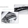 Hair Barrettes with Rhinestones, 4 Pieces Black Crystal Bobby Pins,