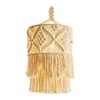 Dytabepl Hand Made Wall Tapestry Lampshade Bohemian Macrame Boho Handcraft
