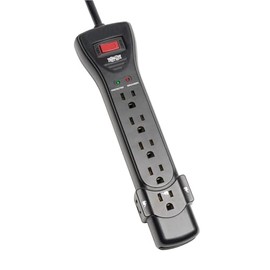 Tripp Lite SUPER7B Supresor de Picos, 2160 Joules, 7 Contactos, LED, Cable de 2.13 m, Multicontacto y Protector de Sobretensión
