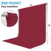 Burgundy Backdrop for Photoshoot, Professional Photo Backdrop Background Curtain for