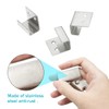 ZHIQIN 6 Pcs Silver Heavy Duty Hooks Ceramic Tile Brackets