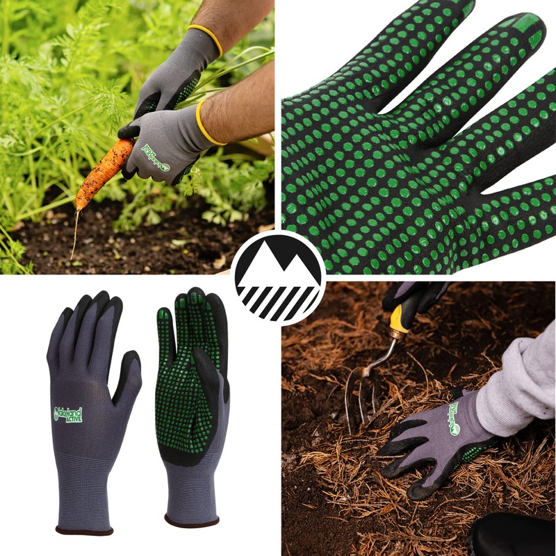 Lakeland Active Eskrigg Nitrile Palm Work & Garden Gripper Gloves