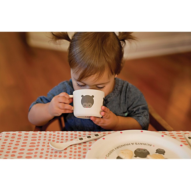 Red Rover Bamboo Kids' Dinner Set, 2.75 x 11 x