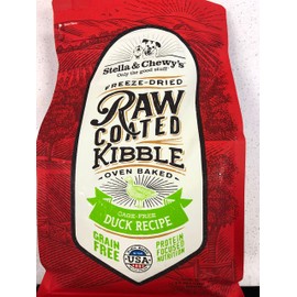 Stella Chewy 3.5# Raw Coated Duck Kibble