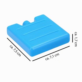 VonBueren Mini mattonelle refrigeranti | per Il Contenitore del Pranzo | Borsa frigo | 6 Pezzi
