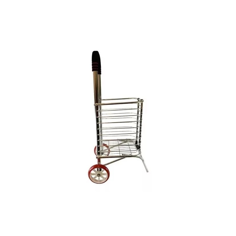 Carrito De Aluminio Plegable Para Mandado Compras 50 Kg