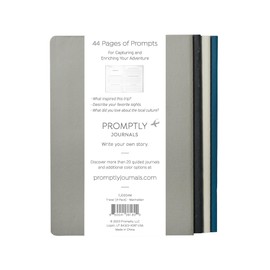 Promptly Journals, My Travel Journal (4-Pack): From Boarding to Exploring (Manhattan, Paperback) | Vacation Journal | Travel Memories Journal | Trip Journal