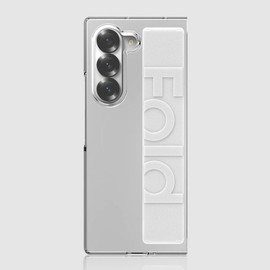 Design Skin (신세계김해점)( 갤럭시 Z폴드5 ) 피닉스 에어 스트랩-클리어/화이트 ITM34578 (Sinsaegae Gimhae Store) (Galaxy Z Fold 5) Phoenix Air Strap - Clear/White ITM34578
