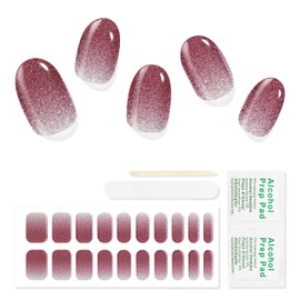 Topforce Gel Nail Seal, Curing Type (20 Pieces) Nail Seal, Curing Type, Gel Nail Seal, For Hand, Just Stick, Long Lasting, Gel Nail Seal, Cured Nail, Popular Design, Easy Off