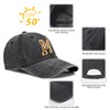 Womens Baseball Hat Initial Gifts, Cheetah Baseball Cap Low Profile