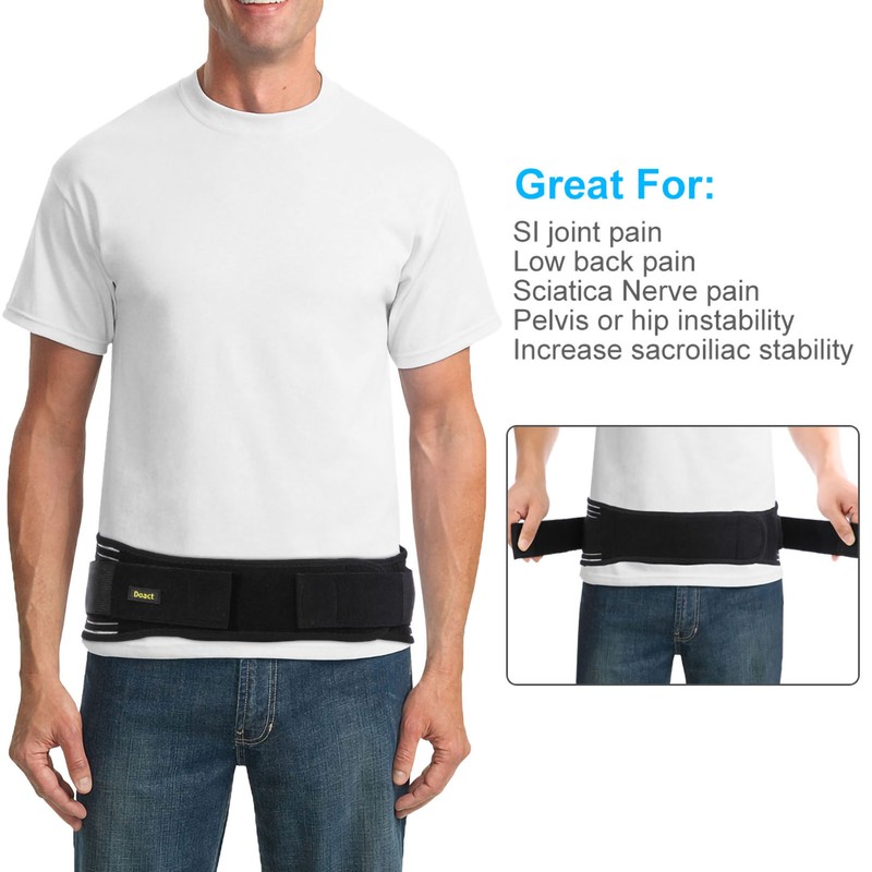 Sacroiliac Hip Belt That Alleviate Sciatic, Pelvic, Lower Back and