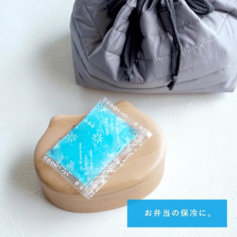 padou Japanese Non-Hardening Ice Packs, Set of 5, Small, Mini,
