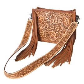 American Darling Messenger Hand Tooled Genuine Leather Western Women Bag Handbag Purse | Messenger Bag for Women | Cute Messenger Bag | Messenger Purse | Travel Messenger Bag