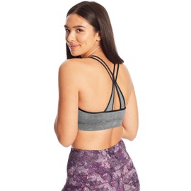 C9 Champion Women's Seamless Snow Wash Cami Bra, Ebony, XXL
