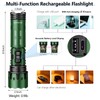 SKYFIRE LED Rechargeable Flashlights High Lumens: 11 Modes Zoomable Super