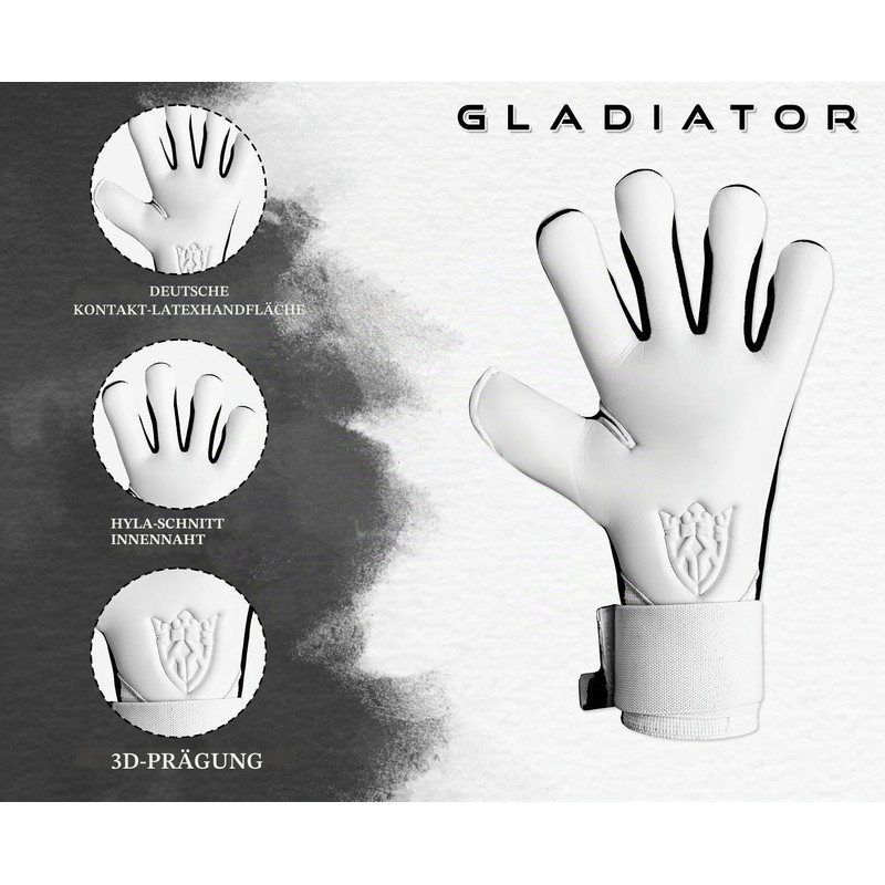 Keeperking GladiatorKing Negative Cut Professional Men's Goalkeeper Gloves with Professional