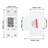 Voltage Protector Adjustable Current Power Monitoring Equipment with Backlight 230VAC
