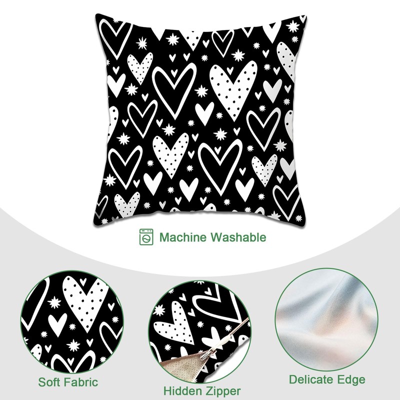 Betadistor Pillow Cases 4 Pack 45 x 45 cm Decorative