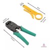 Importeek Pinza Ponchadoras Rj45 Cortador Pela Cables Telefonico Red