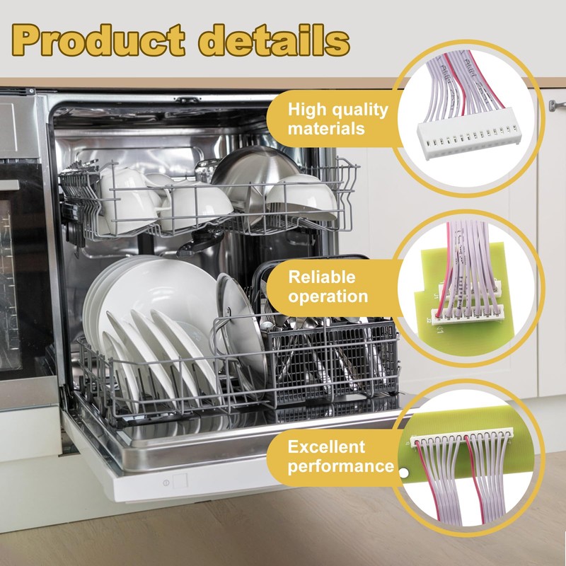 5304517587 Dishwasher Display Board Switch, Dishwasher Control Panel Replacement Part