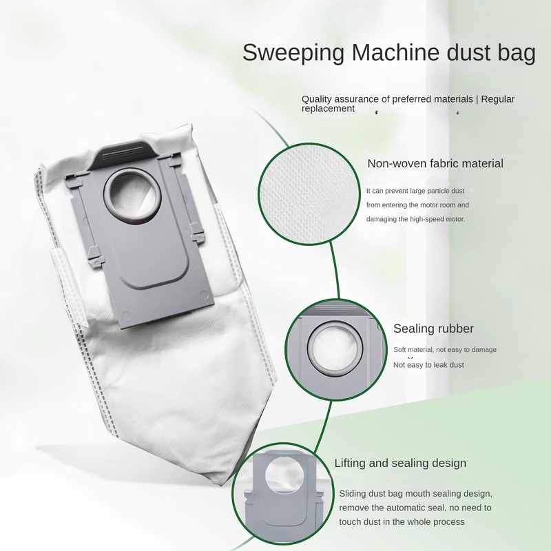 Dust Bags Compatible with Roborock Q Revo & S8 MaxV