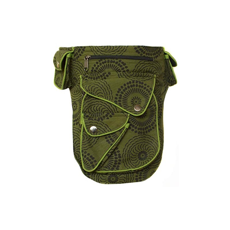 Little Kathmandu Cotton Popper Bum Bag/Fanny Pack - Einheitsgröße