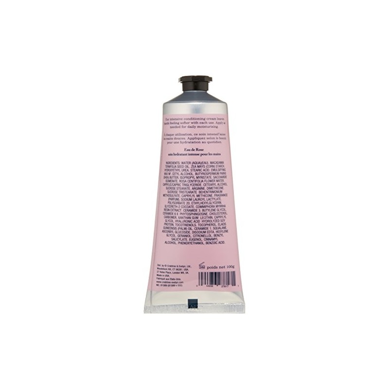 Crabtree & Evelyn Rosewater Ultra Moisturising Hand Therapy, 0.9 oz