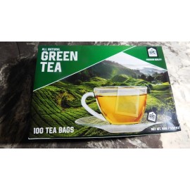 All-Natural  Pure Green Tea-100 Ct Tea Bag-Serve Hot or Cold Free ship usa