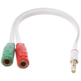 AidallsWellup PriceWize Headset and Microphone Splitter Cable for Headphones PC 3.5mm Jack Audio Adapter Convertors 3.5mm Splitter Female to 2 Dual 3.5mm Male for Computer Simultaneously Y Splitter