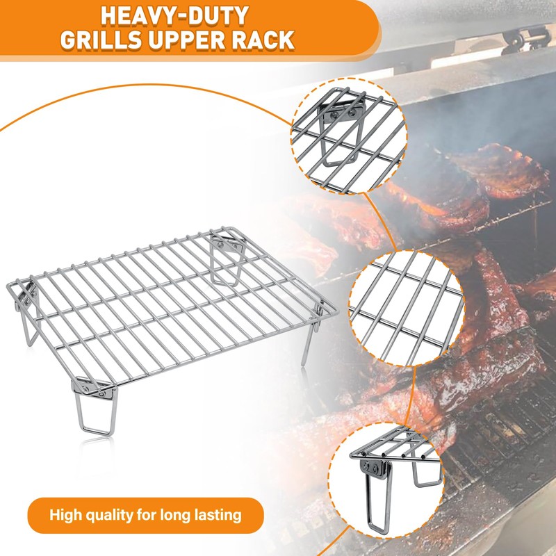 Grills Upper Rack for Green Mountain Davy Crockett Grill, Heavy-Duty