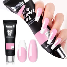 Beautilux Acrylic Gel Long Lasting Nail Art Gel Nail Extension Natural Look Colour Tube UV Gel Nail Extension Nail Gel 50 ml