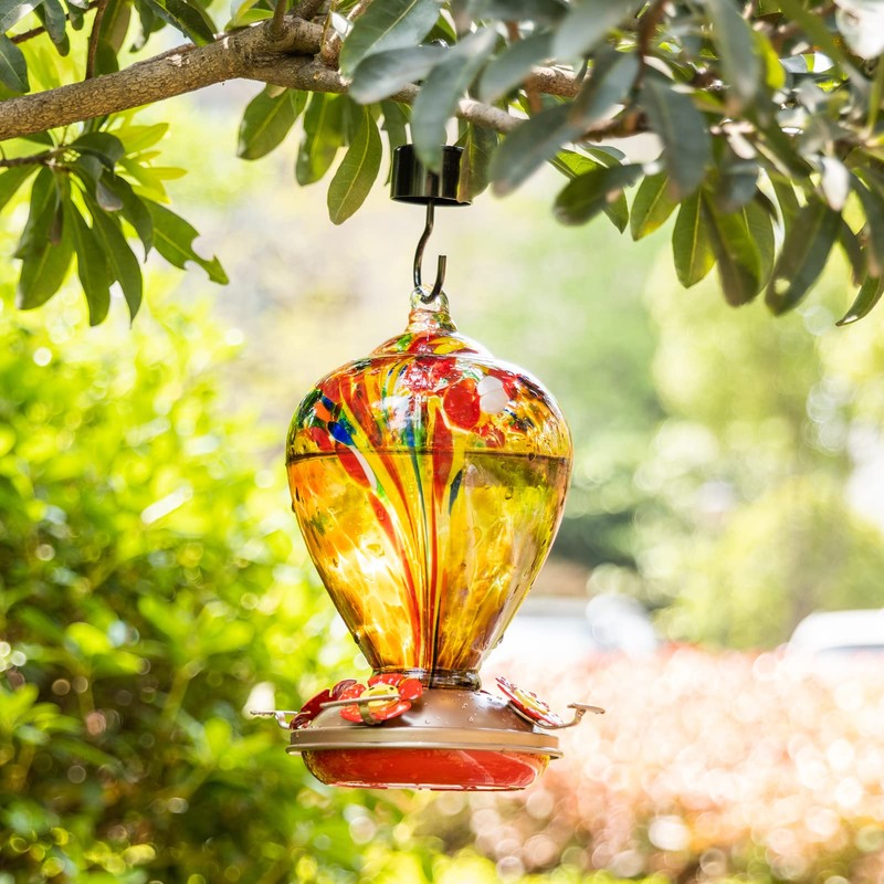 2 Packs Hummingbird Feeder for Outdoors Hanging Ant and Bee