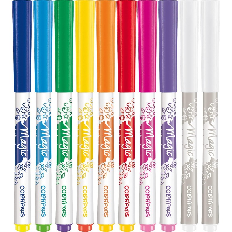 Maped Color'Peps Magic Color-Change Markers x 8 + 2 Revealer
