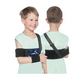 Pediatric Shoulder Immobilizer Kids Arm Sling for Shoulder Injury Dislocated Medical Child Sling for Broken Collarbone Healing Brace Clavicle Fracture Rotator Cuff Toddler Arm Sling