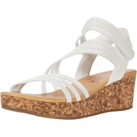 Blowfish Malibu Girls Wedge Sandal, Pearl White, 13 Little Kid