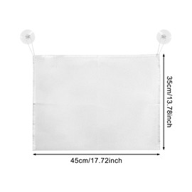 1 Pc Bath Toy Storage Organiser Net Bag, Foldable Mesh Baby Toy Storage Holder Organiser Net, Bath Toys Tidy with 2 Suction Cups for Kids | Keep Bathroom Bathtub Water Toys Quick Dry, Wall Hanging