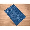 Pool Rules - Black & White/Blue & White Sign for