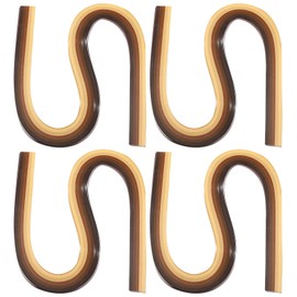 PATIKIL 540 x 3mm Rainbow Quilling Strips Paper,480 Pcs Origami Paper Quilling Strip for Art DIY Hand Craft Christmas, Gradient Brown