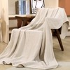 Yoofoss Muslin Blanket 100% Organic Cotton Throw Large 50" x