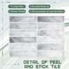 Drydiet 10 Sheets Tile Peel and Stick Backsplash 11.43 x