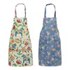 [Hnonoxy] 2 Pack Kitchen Cooking Apron Adjustable Bib Soft Chef