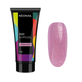 NEONAIL DUO Acrylic Gel Shimmer Tulip - Polygel - Nails - Gel Nails - Acrylic Gel for Nails - Acrylic Nails - Acrylic Gel - Nail Extension - Acrylic Gel - Poly Gel - 15 g