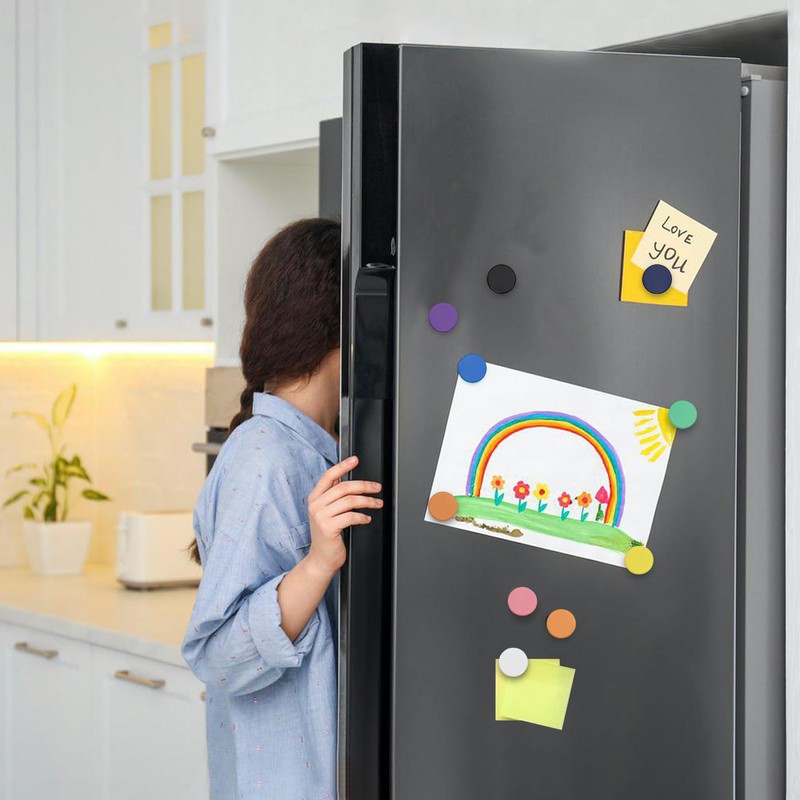 Idota Pack of 40 Magnets for Magnetic Board, Whiteboard Magnets,