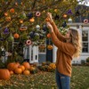 24 Halloween Tree Decorations, Paper Hanging Ornaments with Hanging Twine