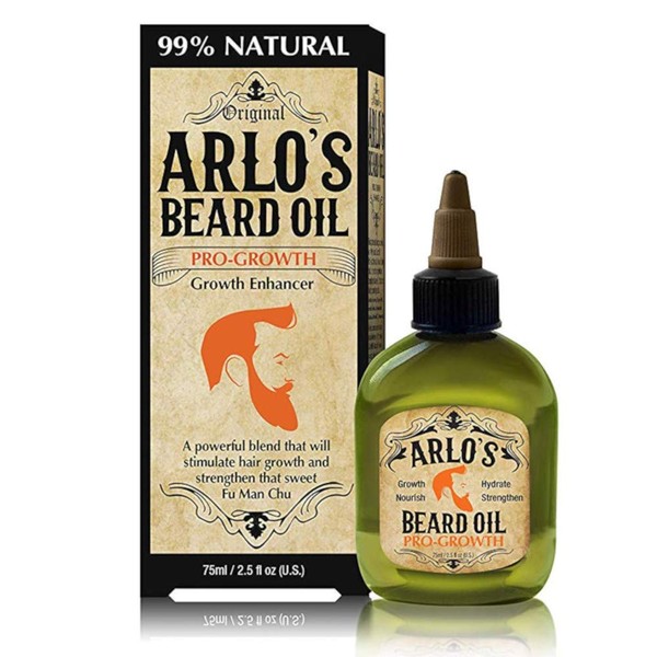 Arlo's 99% Natural Original Beard Oil, Pro-growth Growth Enhancer, 2.5 Fluid Ounce