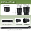 AROMUJOY 1 Piece Drain Flexible Downpipe Extension, Round Extendable Rain