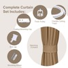 MaKefeile Room Divider Curtains & Flexible Bendable Tracks Set,Privacy Dividers