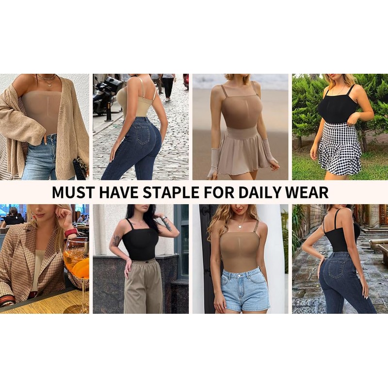 Lenashape - Body sin tirantes para mujer, diseño triangular con