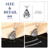 INFINIONLY Fashion Men Stainless Steel Necklace Pendant: Creative Maitreya Buddha