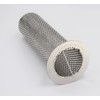 3" Commercial Floor Drain Strainer, 8" Tall, Perforated Stainless Steel